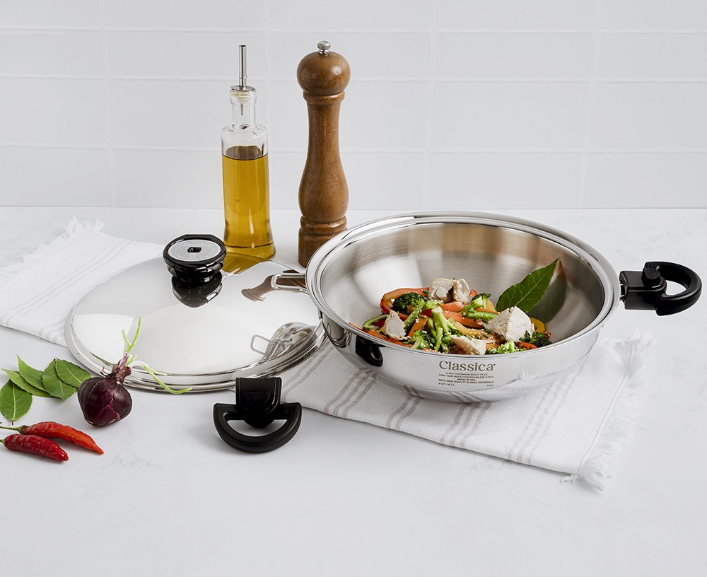 Sartén Oriental de 5Qt. con tapa - Imagen 3